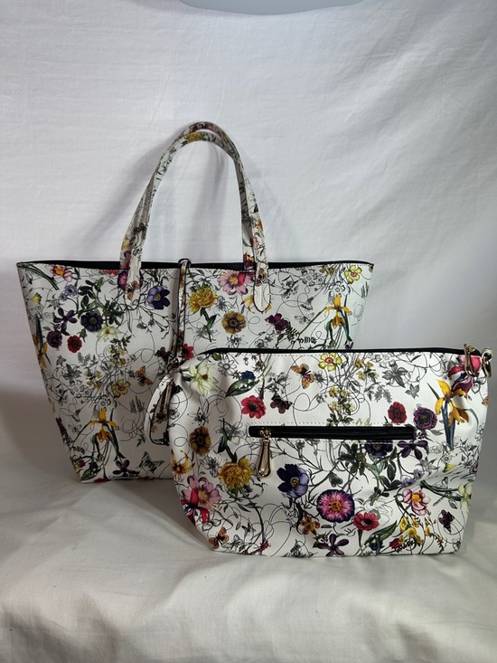 Diophy Handbags - Patterned Travel Set For Women On The Go, Vintage NWOT 2 Piece Set